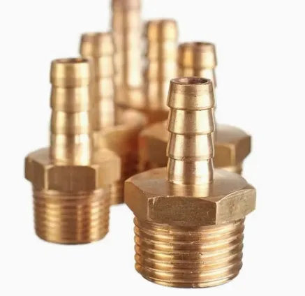 Brass hose barb fittings